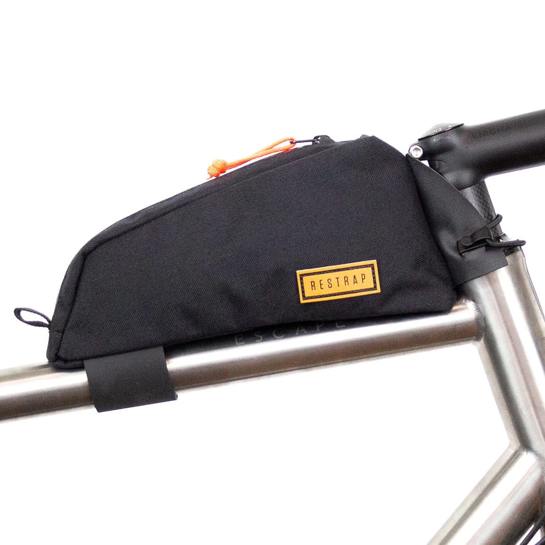 Restrap Top Tube Bag Rahmentasche Für Das Oberrohr Schwarz 3 Restrap Top Tube Bag Rahmentasche Für Das Oberrohr Schwarz