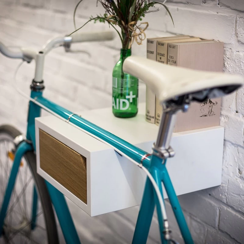 BicycleDudes Fritz Fahrrad-Wandhalterung Aus Holz 3 BicycleDudes Fritz Fahrrad-Wandhalterung Aus Holz