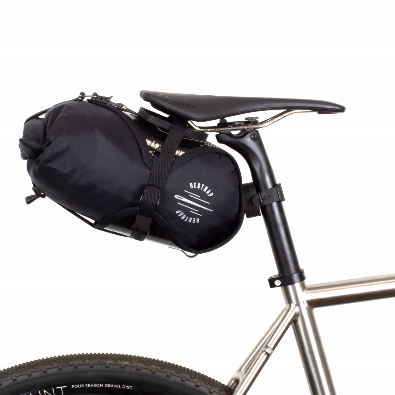 Restrap Race Saddle Bag Satteltasche Schwarz (7 Liter) 3 Restrap Race Saddle Bag Satteltasche Schwarz (7 Liter)