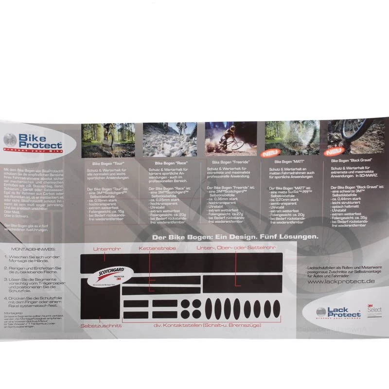 Enjoyyourbike BikeProtect Bike-Bogen Race Lackschutzfolie - Transparent, Matt 8 Enjoyyourbike BikeProtect Bike-Bogen Race Lackschutzfolie - Transparent, Matt – Bild 6