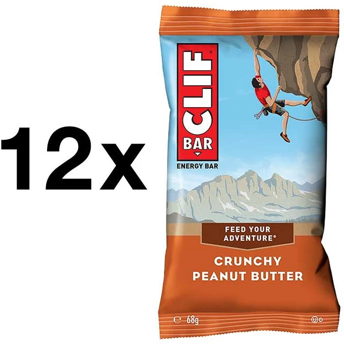 CLIF® Bar 12x Clif Bar Energieriegel Crunchy Peanut Butter Erdnussbutter Im Praktischen Karton 3 CLIF® Bar 12x Clif Bar Energieriegel Crunchy Peanut Butter Erdnussbutter Im Praktischen Karton