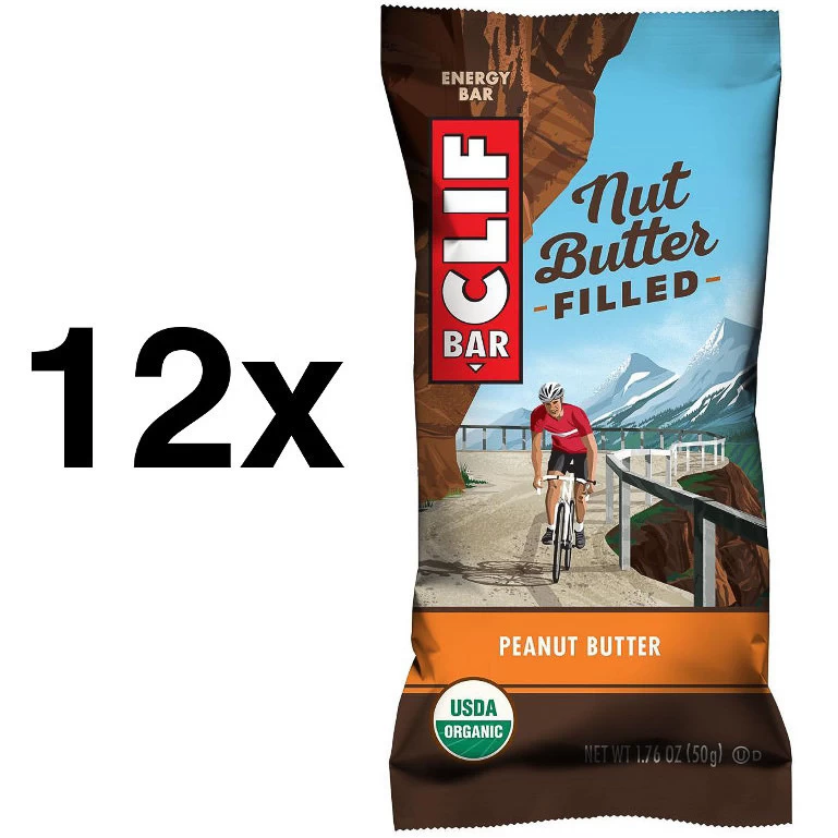 CLIF® Bar 12x Clif Bar Energieriegel Nut Butter Filled Peanut Butter Erdnussbutter Im Praktischen Karton 3 CLIF® Bar 12x Clif Bar Energieriegel Nut Butter Filled Peanut Butter Erdnussbutter Im Praktischen Karton