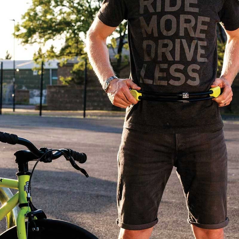 Hiplok Pop Leichtes 130 Cm Kabelschloss Als Gürtel Tragbar Schwarz 6 Hiplok Pop Leichtes 130 Cm Kabelschloss Als Gürtel Tragbar Schwarz – Bild 4