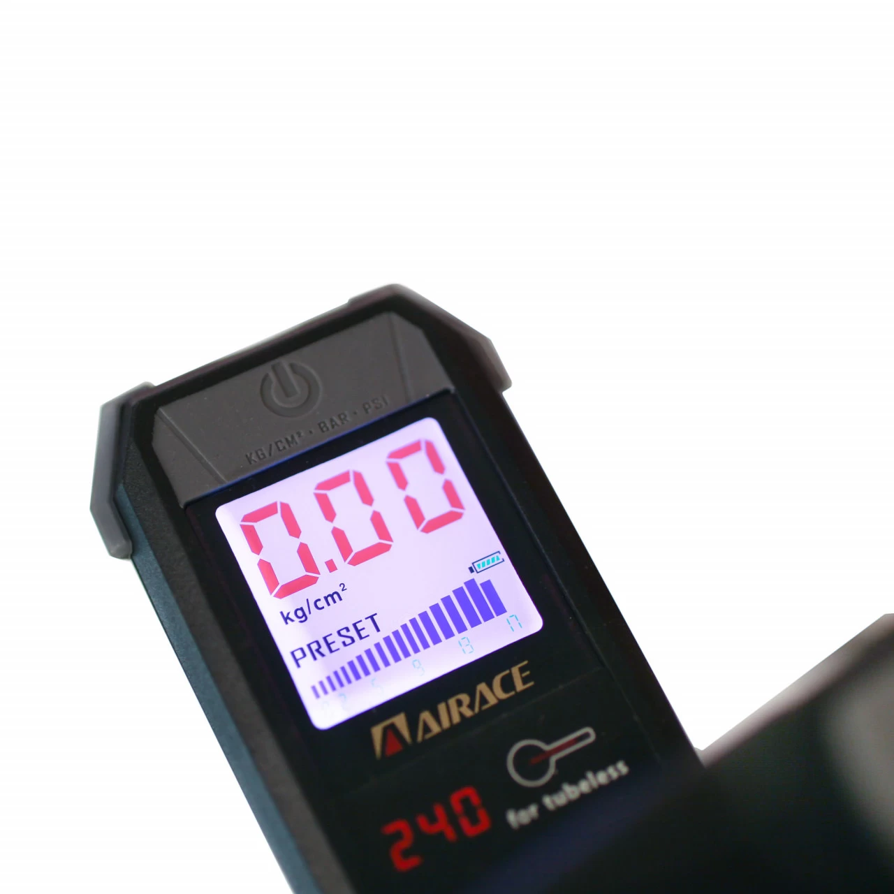 Airace Infinity DT Tubeless Standpumpe Digitale Alu-Luftpumpe Bis 16,5 Bar (240 PSI) 4 Airace Infinity DT Tubeless Standpumpe Digitale Alu-Luftpumpe Bis 16,5 Bar (240 PSI) – Bild 2