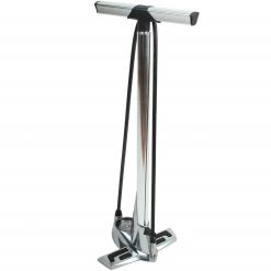 Airace Veloce A (PRO) Standpumpe Alu-Luftpumpe Bis 16,5 Bar (240 PSI) Silber