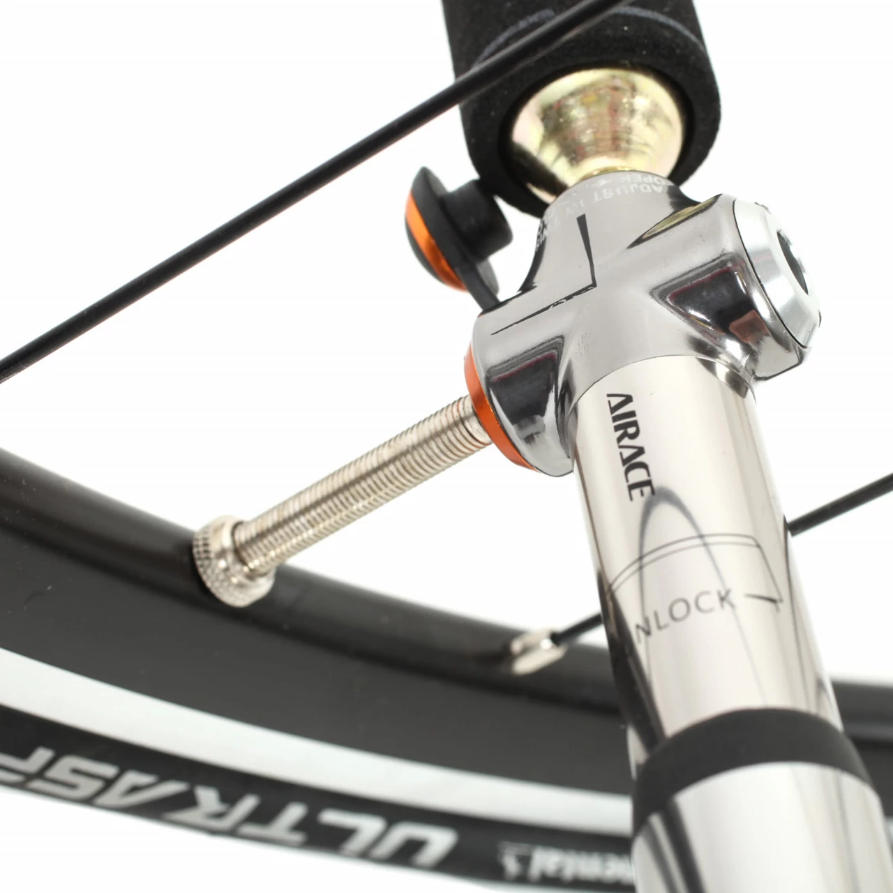 Airace Turbo Road 2in1 Minipumpe Mit Integrierter CO2-Pumpe Für Rennräder Bis 8 Bar (120 PSI) 6 Airace Turbo Road 2in1 Minipumpe Mit Integrierter CO2-Pumpe Für Rennräder Bis 8 Bar (120 PSI) – Bild 4