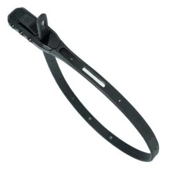 Hiplok Z-Lok Combo Mit Zahlenkombinationsschloss, Stahlkern-Kabelbinderschloss Schwarz