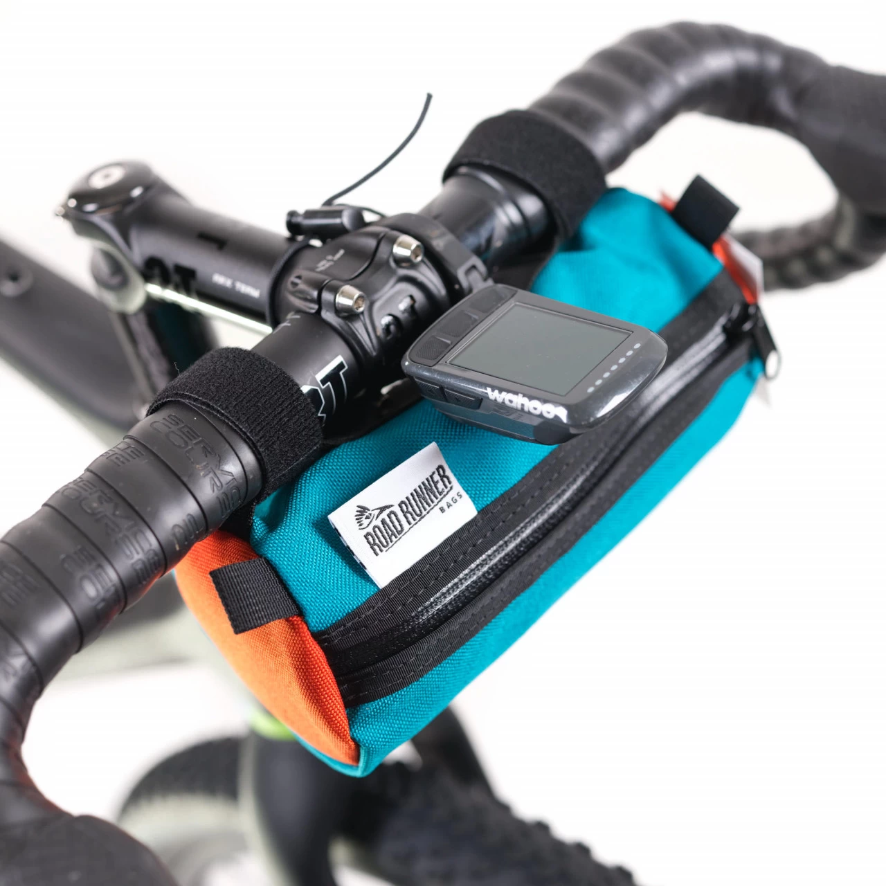 Road Runner Bags Burrito Türkis / Orange Handlebar Bag Frontloader Lenkertasche 3 Road Runner Bags Burrito Türkis / Orange Handlebar Bag Frontloader Lenkertasche