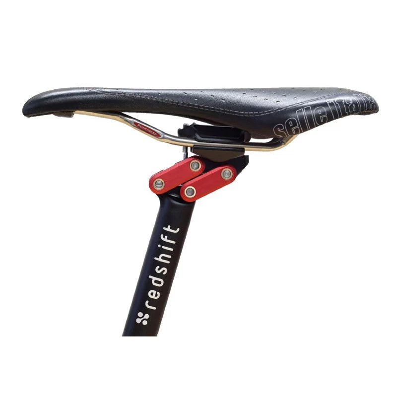 Redshift Sports Dual-Position Seatpost Schwarz / Rot, Verstellbare Sattelstütze 27.2mm X 350mm 4 Redshift Sports Dual-Position Seatpost Schwarz / Rot, Verstellbare Sattelstütze 27.2mm X 350mm – Bild 2