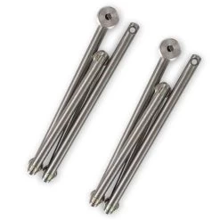 2 Stück Altorlocks APEX Ti Double Light & Strong Titan-Schloss 715 G Titan Poliert