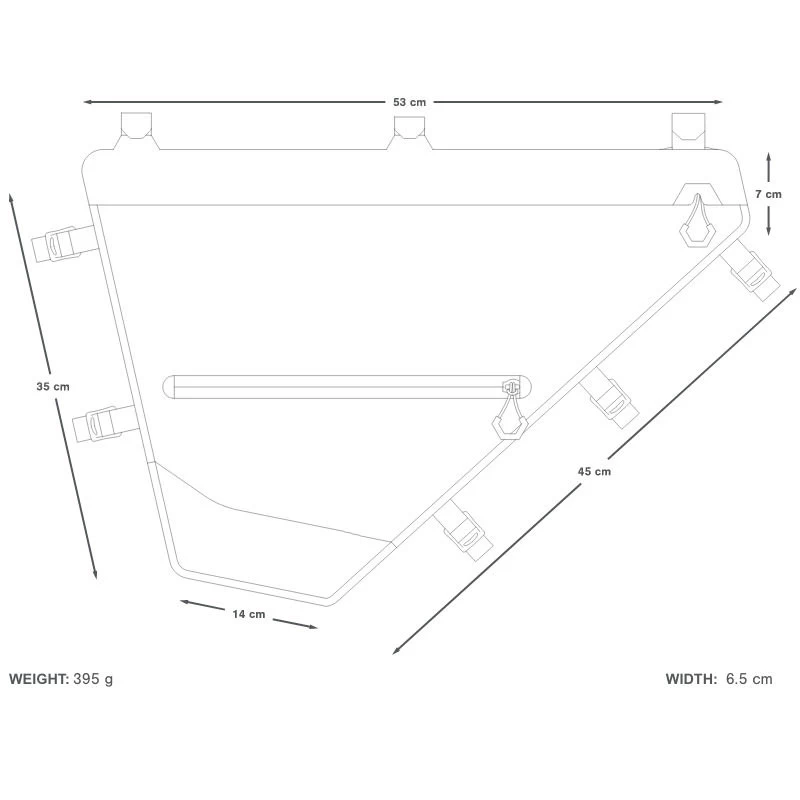 Apidura Expedition Full Frame Pack(14 L) Rahmentasche 4 Apidura Expedition Full Frame Pack(14 L) Rahmentasche – Bild 2