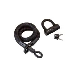 Tex-Lock Eyelet 2.0 Mini-Bügelschloss Aus Textilseil - Gr. S, Schwarz