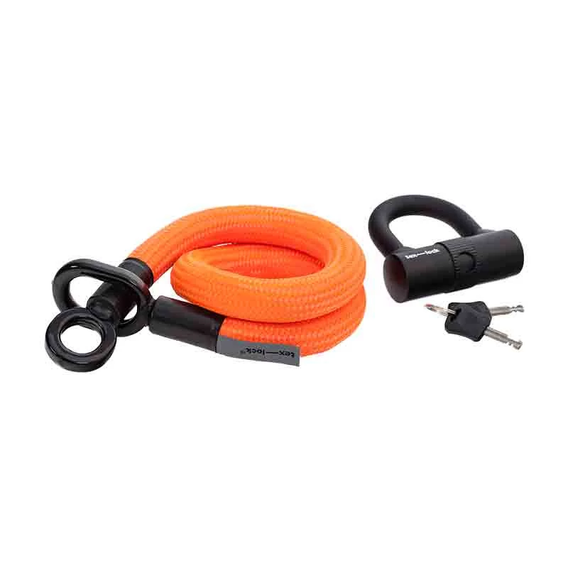 Tex-Lock Eyelet 2.0 Mini-Bügelschloss Aus Textilseil - Gr. S, Orange 3 Tex-Lock Eyelet 2.0 Mini-Bügelschloss Aus Textilseil - Gr. S, Orange