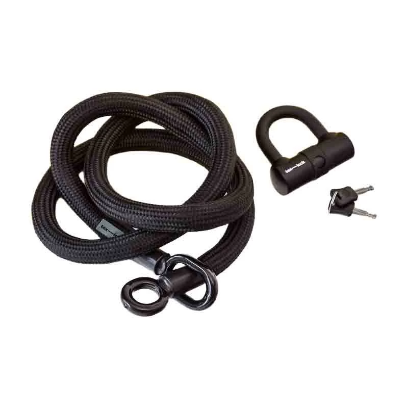 Tex-Lock Eyelet 2.0 Mini-Bügelschloss Aus Textilseil - Gr. L, Schwarz 3 Tex-Lock Eyelet 2.0 Mini-Bügelschloss Aus Textilseil - Gr. L, Schwarz