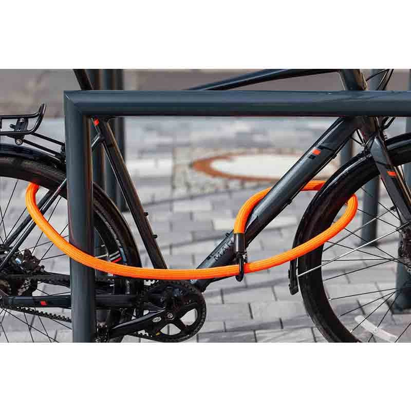 Tex-Lock Eyelet 2.0 Mini-Bügelschloss Aus Textilseil - Gr. L, Orange 4 Tex-Lock Eyelet 2.0 Mini-Bügelschloss Aus Textilseil - Gr. L, Orange – Bild 2