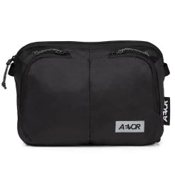 AEVOR Sacoche Bag Ripstop Black - Umhängetasche 4 L Mit Anti-Twist-Gurt Schwarz