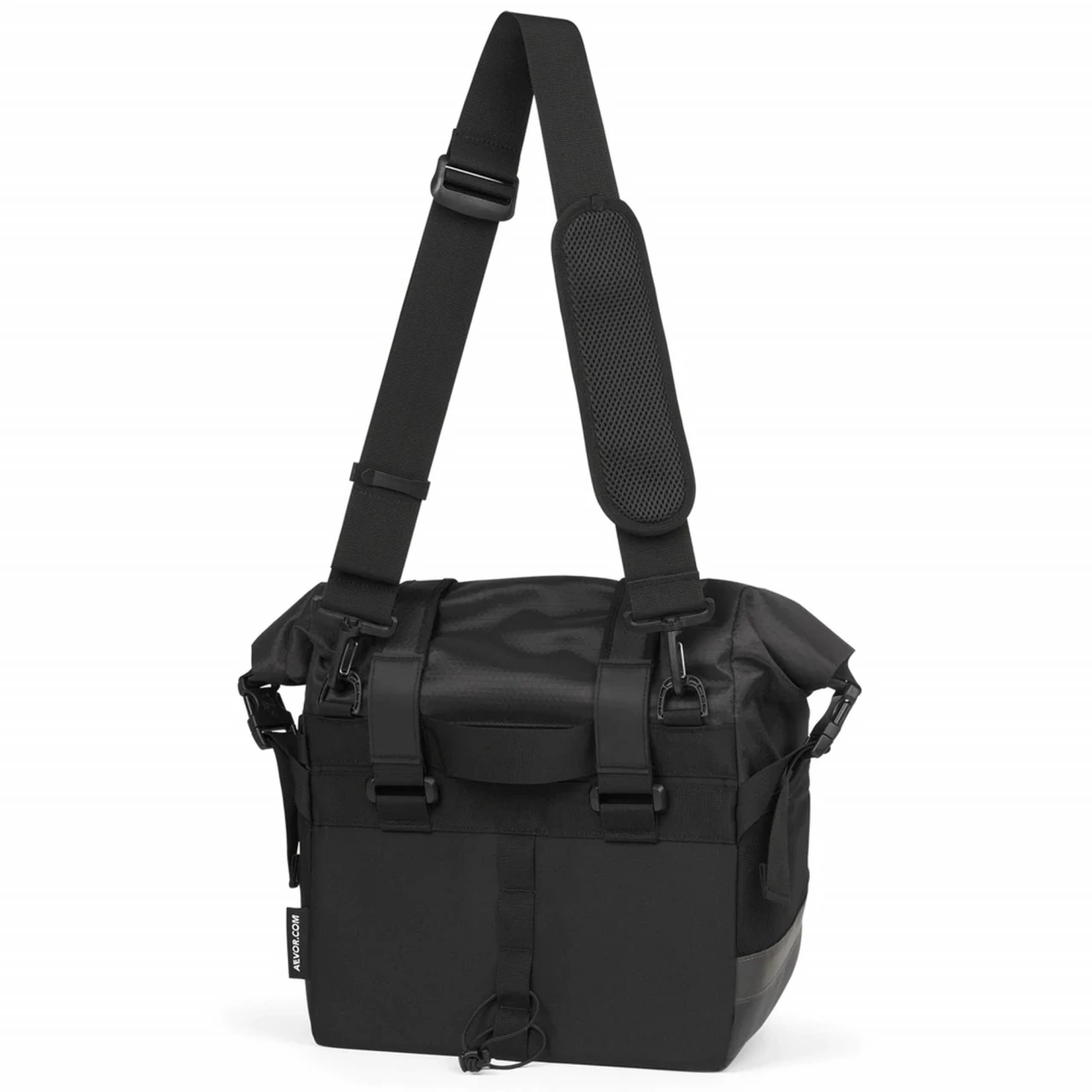 AEVOR Triple Bike Bag Proof Black Lenkertasche - Auch Als Messenger Und Sling 15 L - Schwarz 4 AEVOR Triple Bike Bag Proof Black Lenkertasche - Auch Als Messenger Und Sling 15 L - Schwarz – Bild 2