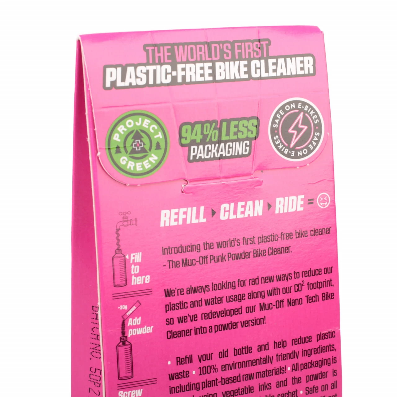 Muc-Off Muc Off Punk Powder Plastikfreies Fahrradreiniger-Pulver (4er-Set) 120 G 6 Muc-Off Muc Off Punk Powder Plastikfreies Fahrradreiniger-Pulver (4er-Set) 120 G – Bild 4