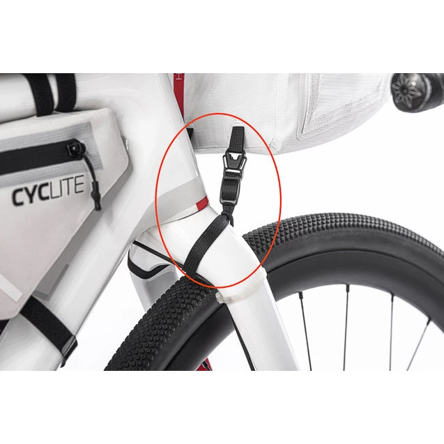 CYCLITE Fixation Strap Fixiergurt Ersatzgurt Für Lenkertaschen - Breite 10 Mm, Länge 15 Cm, Schwarz 4 CYCLITE Fixation Strap Fixiergurt Ersatzgurt Für Lenkertaschen - Breite 10 Mm, Länge 15 Cm, Schwarz – Bild 2