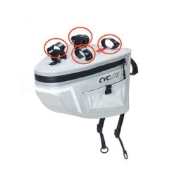 CYCLITE Velcro Fixation Strap (short) Für Lenkertasche - Länge 15 Cm, Schwarz -Fahrradausrüstung 68923653 03uYi4V4s4satK1 1280x1280