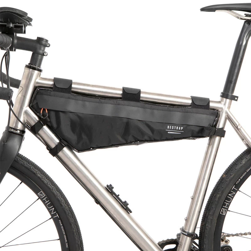 Restrap Race Frame Bag Large Rahmentasche (4,2 Liter) Schwarz 4 Restrap Race Frame Bag Large Rahmentasche (4,2 Liter) Schwarz – Bild 2