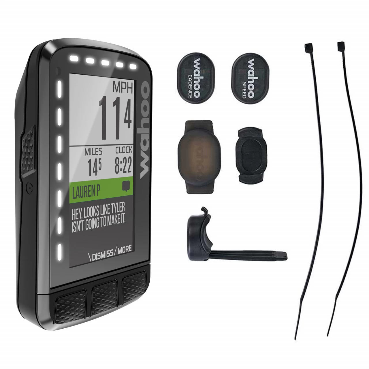 Wahoo Fitness Wahoo Elemnt Roam 2 Bundle (Computer + Tickr 2 Stealth Herzfrequenzmesser + RPM Speed / Cadence Sens 3 Wahoo Fitness Wahoo Elemnt Roam 2 Bundle (Computer + Tickr 2 Stealth Herzfrequenzmesser + RPM Speed / Cadence Sens