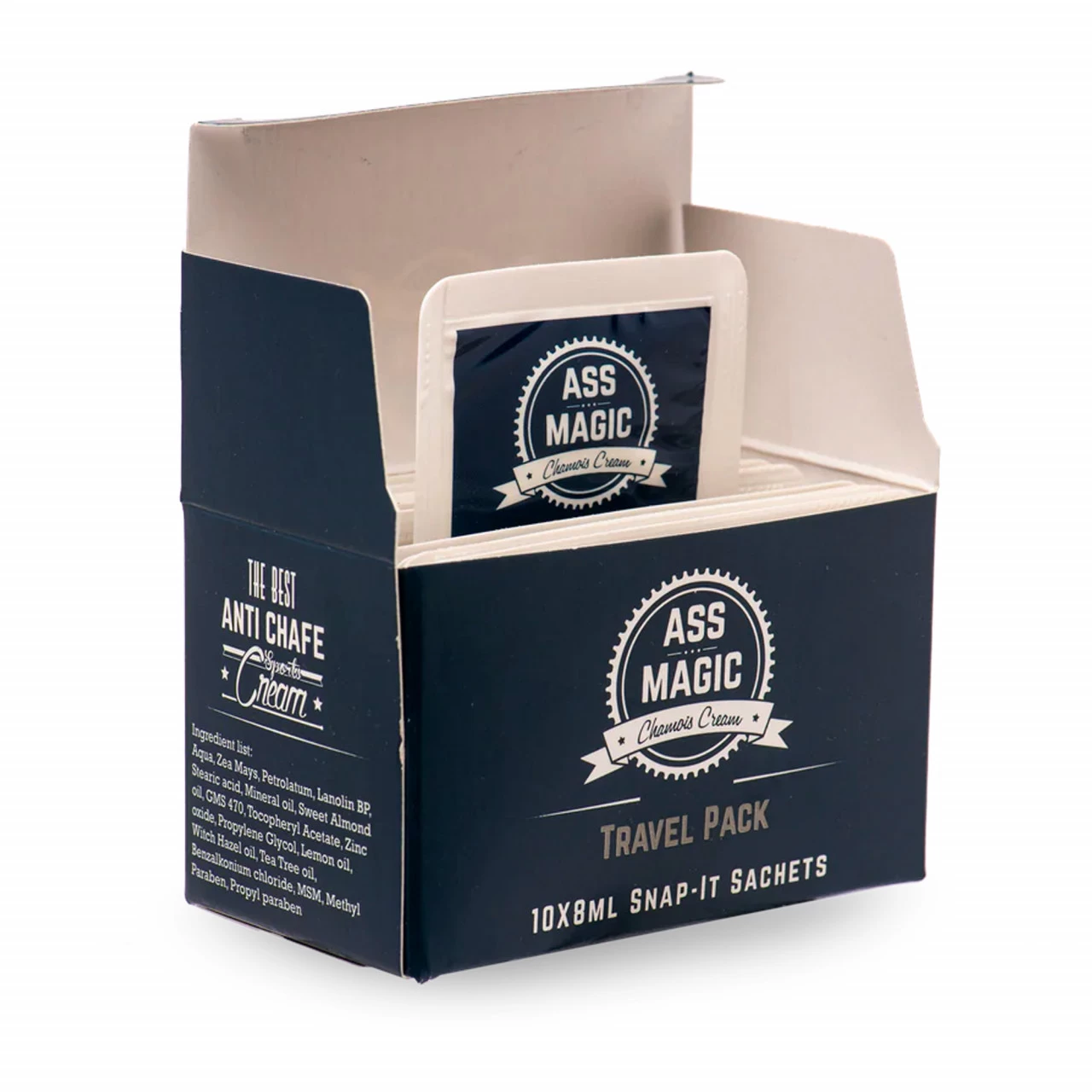 ASS MAGIC Anti-Chafe Chamois Cream Travel-Pack Sitzcreme (10 X 8 Ml) 3 ASS MAGIC Anti-Chafe Chamois Cream Travel-Pack Sitzcreme (10 X 8 Ml)