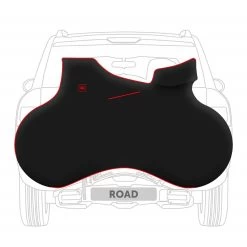 VELOSOCK Transport-Fahrradüberzug Black E Red Für Road-Bikes (Durable + Water Repellent)
